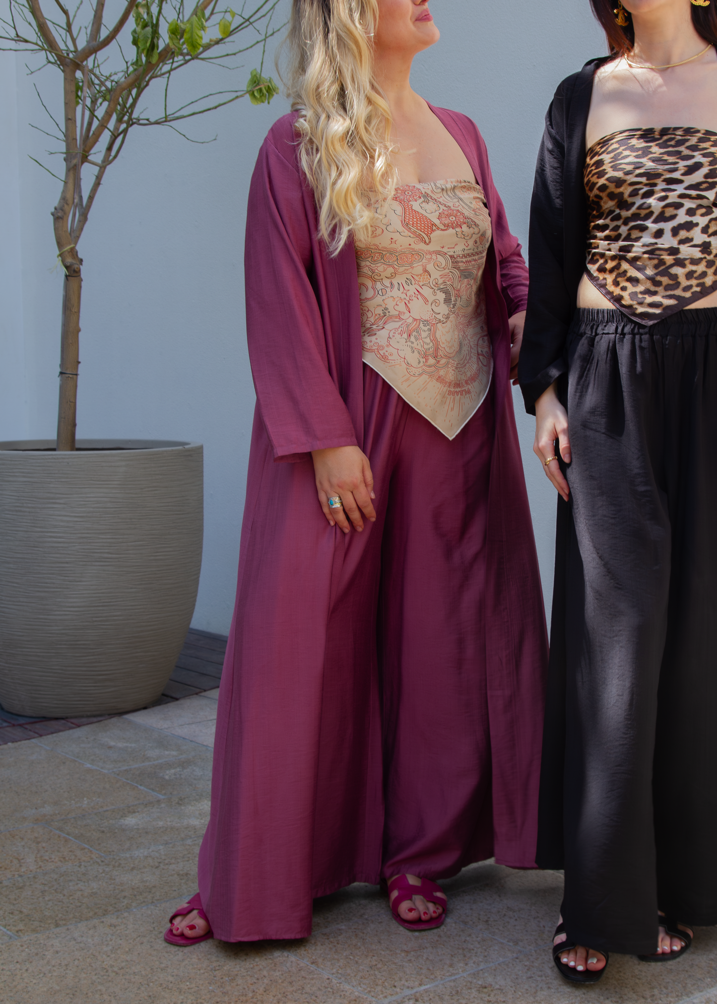 Purpur Long Kaftan