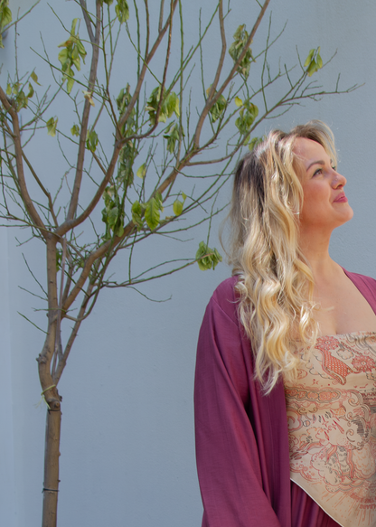 Purpur Long Kaftan