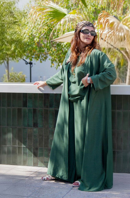 Green Long Kaftan